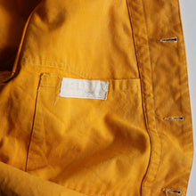 Load image into Gallery viewer, ~1960's FRENCH SEA WORKER CANVAS JACKET (SZ LARGE / RARE STYLE)