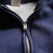 Load image into Gallery viewer, 1960's ZIP UP COTTON SWEAT PARKA WITH THERMAL (SZ LARGE / GOOD FADE)