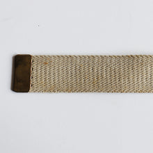 Load image into Gallery viewer, VINTAGE FRENCH MILITARY G.I BELT (SZ MEDIUM / AROUND 1950's)