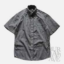 Load image into Gallery viewer, VINTAGE GINGHAM CHECK S/S COTTON B.D SHIRT (SZ MEDIUM / GOOD CONDITION)