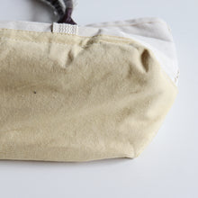 画像をギャラリービューアに読み込む, "GRASS COURT COLLECTION" CANVAS TOTE BAG WITH LEATHER HUNDLE (DEAD STOCK)