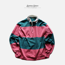 画像をギャラリービューアに読み込む, ~1990's J-CREW" COTTON RUGBY SHIRT (SZ LARGE / NEAR DEADSTOCK)