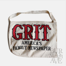 画像をギャラリービューアに読み込む, ~1950's  "GRIT" NEWS PAPER CANVAS BAG (DEAD STOCK)