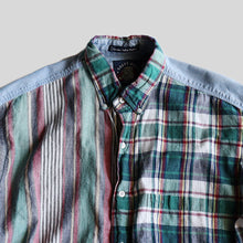 画像をギャラリービューアに読み込む, 1990's "GANT" INDIA MADRAS COTTON S/S SHIRT (SZ MEDIUM / CLAZY PATTERN)