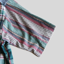 画像をギャラリービューアに読み込む, 1990's "GANT" INDIA MADRAS COTTON S/S SHIRT (SZ MEDIUM / CLAZY PATTERN)