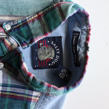 画像をギャラリービューアに読み込む, 1990's "GANT" INDIA MADRAS COTTON S/S SHIRT (SZ MEDIUM / CLAZY PATTERN)