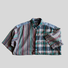 画像をギャラリービューアに読み込む, 1990's "GANT" INDIA MADRAS COTTON S/S SHIRT (SZ MEDIUM / CLAZY PATTERN)