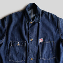 画像をギャラリービューアに読み込む, 1940's~ "CARHARTT" DENIM COVERALL (SZ ABOUT40 / GOOD CONDITION)
