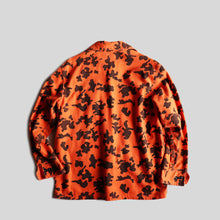Load image into Gallery viewer, "OUTDOORMANS CLOTHING" CHAMOIS CLOTH HUNTING CAMO FLANNEL SHIRT (SZ LARGE / AROUND 1970's)