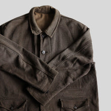 画像をギャラリービューアに読み込む, 1940's~ FRENCH HUNTING PIQUE JACKET (SZ LARGE / GOOD FADED)