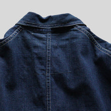 画像をギャラリービューアに読み込む, WW2 ERA "HEADLIGHT" TWO POCKET DENIM COVERALL (SZ 42-44 / GOOD CONDITION)