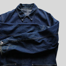 画像をギャラリービューアに読み込む, WW2 ERA "HEADLIGHT" TWO POCKET DENIM COVERALL (SZ 42-44 / GOOD CONDITION)