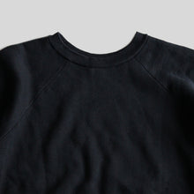 画像をギャラリービューアに読み込む, 1950's~ "HANES" COTTON SWEAT SHIRT (SZ 42-44 / BLACK / MINT CONDITION)