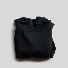 画像をギャラリービューアに読み込む, 1950's~ "HANES" COTTON SWEAT SHIRT (SZ 42-44 / BLACK / MINT CONDITION)