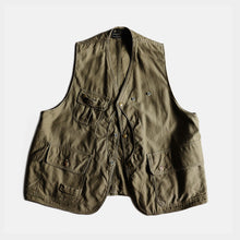 画像をギャラリービューアに読み込む, 1950's "AMERICAN FIELD" HALF MOON FISHING VEST (SZ LARGE / GOOD CONDITION)