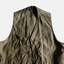 画像をギャラリービューアに読み込む, 1950's "AMERICAN FIELD" HALF MOON FISHING VEST (SZ LARGE / GOOD CONDITION)