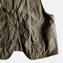 画像をギャラリービューアに読み込む, 1950's "AMERICAN FIELD" HALF MOON FISHING VEST (SZ LARGE / GOOD CONDITION)