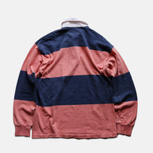 画像をギャラリービューアに読み込む, OLD "J-CREW" COTTON RUGBY SHIRT (SZ LARGE / AROUND 1990's)