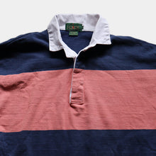 画像をギャラリービューアに読み込む, OLD "J-CREW" COTTON RUGBY SHIRT (SZ LARGE / AROUND 1990's)