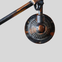 画像をギャラリービューアに読み込む, ANTIQUE "FARIES" WALL LAMP (JAPANNED FINISH / NO.1052)
