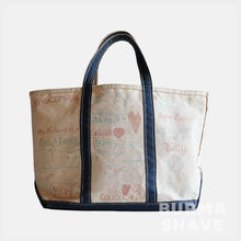 画像をギャラリービューアに読み込む, 1980's "L.L.BEAN" BOAT AND TOTE WITH HAND PAINT