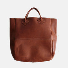 画像をギャラリービューアに読み込む, 1980's "L.L.BEAN" LEATHER BIG TOTE (GOOD CONDITION)