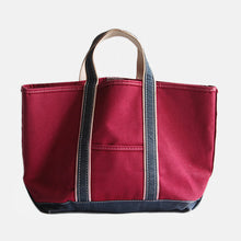 画像をギャラリービューアに読み込む, 1980's "L.L.BEAN" BOAT & TOTE (RED & NAVY)