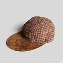 画像をギャラリービューアに読み込む, AROUND 1990's LONG BILL OUTDOOR CAP (ONE SIZE FITS ALL / BROWN HOUNDSTOOTH)