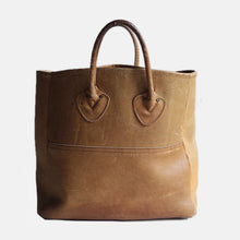 画像をギャラリービューアに読み込む, 1980's "L.L.BEAN"  LEATHER CARRYALL BAGS