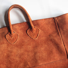 画像をギャラリービューアに読み込む, 1980's "L.L.BEAN" SUEDE BIG TOTE MINT CONDITION