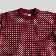 Load image into Gallery viewer, ~1980's "L.L.BEAN" WOOL SWEATER (SZ MEDIUM / BIRD'S EYE)