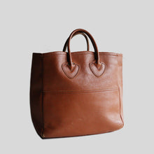 画像をギャラリービューアに読み込む, 1980's "L.L.BEAN" LEATHER TOTE BAG (SZ MEDIUM / GOOD CONDITION)