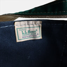 画像をギャラリービューアに読み込む, 1980's "L.L.BEAN" DELUXE TOTE (NAVY×GREEN / MINT CONDITION)