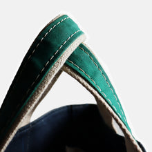 画像をギャラリービューアに読み込む, 1980's "L.L.BEAN" DELUXE TOTE (NAVY×GREEN / MINT CONDITION)