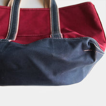 画像をギャラリービューアに読み込む, 1980's "L.L.BEAN" BOAT & TOTE (RED & NAVY)