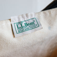 画像をギャラリービューアに読み込む, 1980's "L.L.BEAN" BOAT AND TOTE WITH HAND PAINT