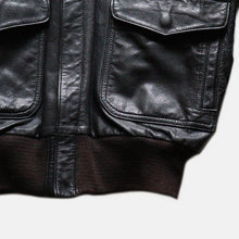 画像をギャラリービューアに読み込む, 1980's~ "L.L.BEAN" LEATHER JACKET (SZ 36 / A-2 STYLE / MINT CONDITION)
