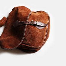 画像をギャラリービューアに読み込む, 1970's "L.L.BEAN" SUEDE HAVERSACK