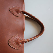 画像をギャラリービューアに読み込む, 1980's "L.L.BEAN" LEATHER BIG TOTE (GOOD CONDITION)