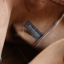 画像をギャラリービューアに読み込む, 1980's "BROOKSTONE" SUEDE LEATHER TOTE (DEADSTOCK)