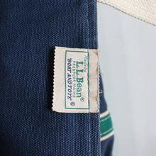 Load image into Gallery viewer, 1980's "L.L.BEAN" DELUXE TOTE (NAVY×GREEN / GOOD CONDITION)