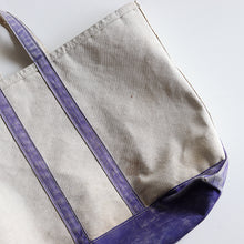 画像をギャラリービューアに読み込む, 1970's "L.L.BEAN" CANVAS TOTE (PURPLE COLLOR  / GOOD FADE)