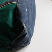 画像をギャラリービューアに読み込む, 1980's "L.L.BEAN" DELUXE CANVAS TOTE BAG (GREEN×NAVY)