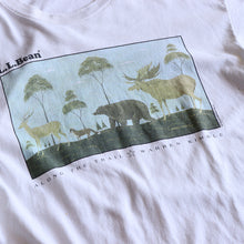 Load image into Gallery viewer, 1990's "L.L.BEAN" WARREN KIMBLE ANIMAL ART T-SHIRT (SZ MEDIUM / USED CONDITION)
