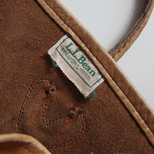 画像をギャラリービューアに読み込む, 1980's "L.L.BEAN"  LEATHER CARRYALL BAGS