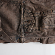 Load image into Gallery viewer, 1990's "LEVI'S" 70507 BROWN DENIM JACKET (SZ LARGE / DEADSTOCK)