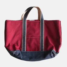 画像をギャラリービューアに読み込む, 1980's "L.L.BEAN" BOAT & TOTE (RED & NAVY)