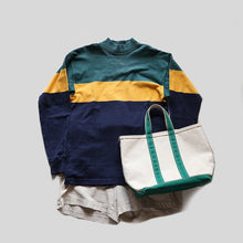画像をギャラリービューアに読み込む, 1980's "L.L.BEAN" COTTON MOCK NECK LONG SLEEVE (SZ MEDIUM / GOOD CONDITION)