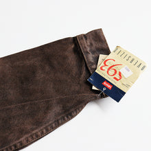 Load image into Gallery viewer, 1990's "LEVI'S" 70507 BROWN DENIM JACKET (SZ LARGE / DEADSTOCK)