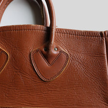 画像をギャラリービューアに読み込む, 1980's "L.L.BEAN" LEATHER TOTE BAG (SZ MEDIUM / GOOD CONDITION)